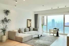 High-Floor Spacious 2BR Apartment near Shangcheng Rd Metro