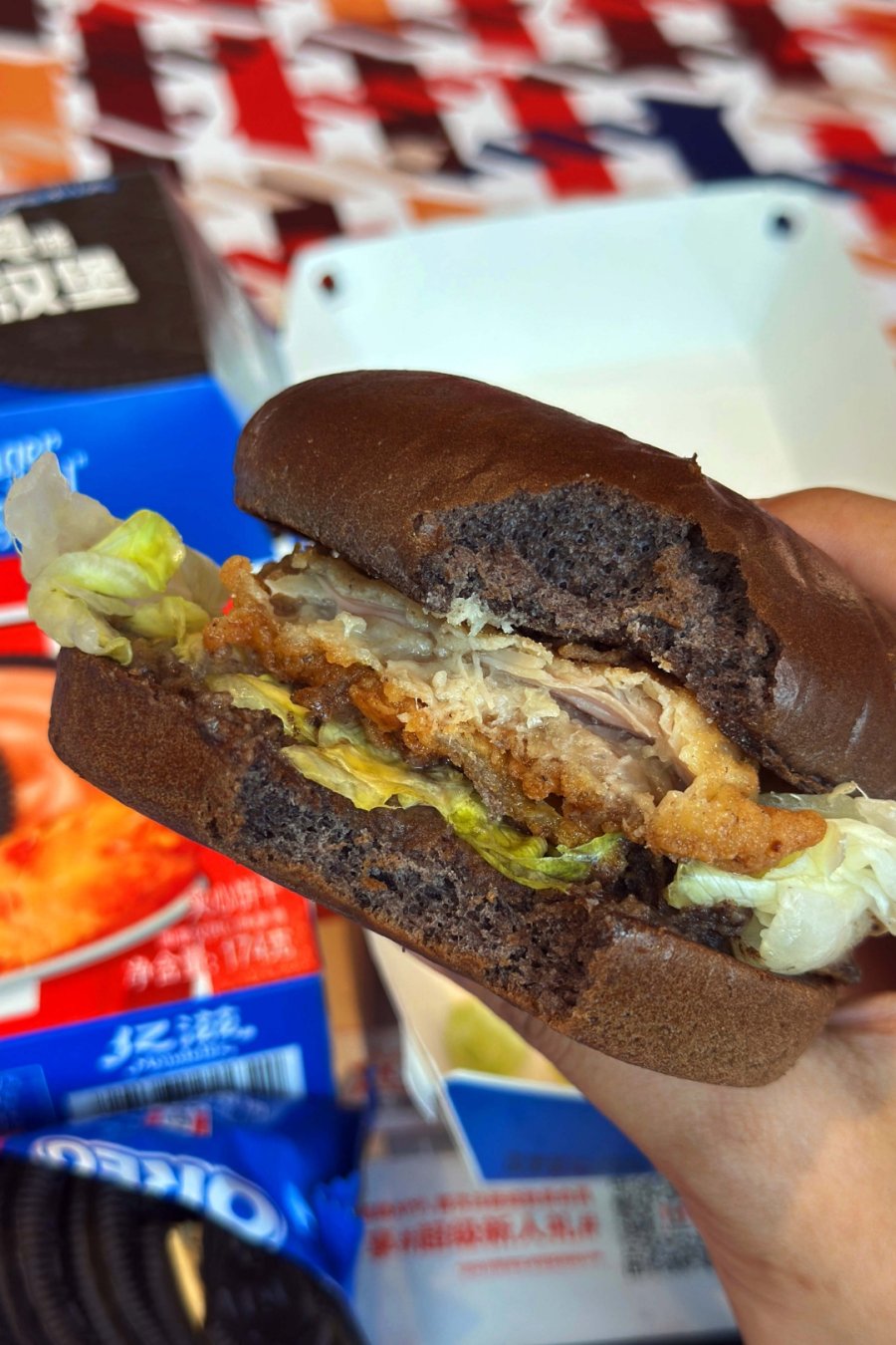 KFC’s Oreo Chicken Burger Is Here. Is It Actually Good?