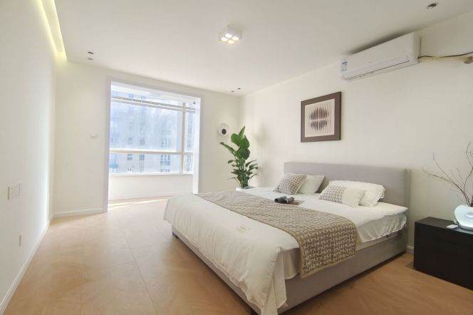 High-Floor 1BR Apartment near Shanghai Stadium Metro (L4)
