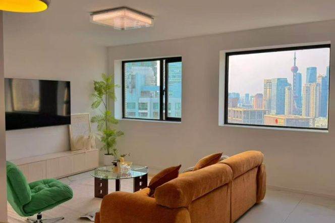 High-Floor Spacious 3BR Apartment near Xiaonanmen Metro