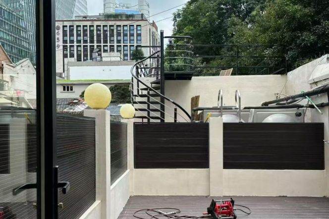 Spacious 1BR Heritage Apartment near Nanjing Xi Lu with Terrace (L2/L12/L13)