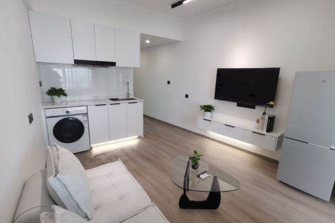 High-Floor 1BR Apartment near East China Normal University Zhongshan Bei Lu Campus (L3/L4/L13)