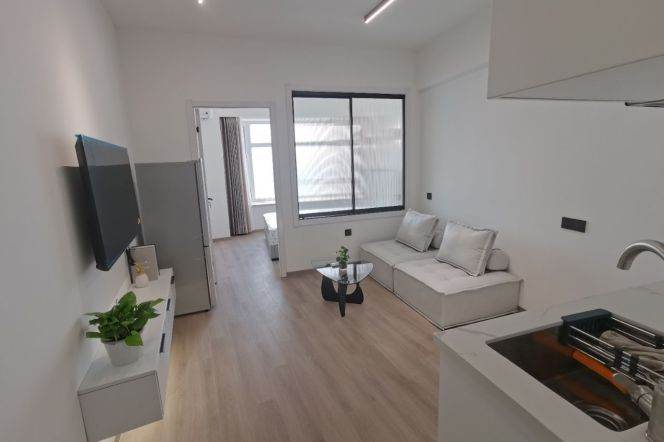 High-Floor 1BR Apartment near East China Normal University Zhongshan Bei Lu Campus (L3/L4/L13)