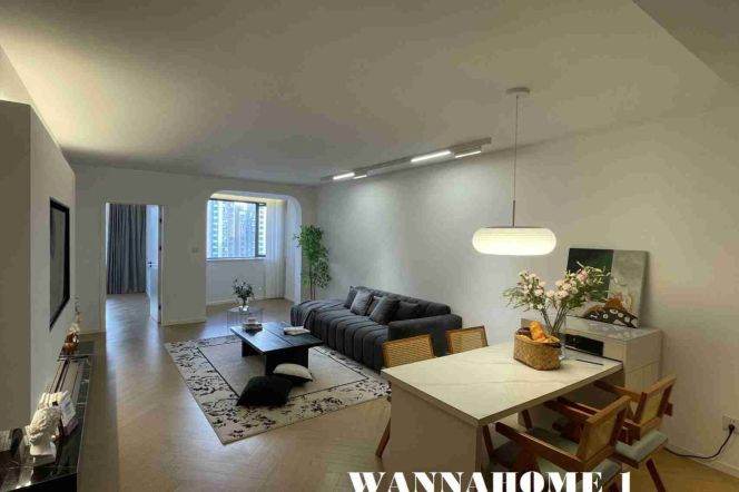 Spacious 2BR Apartment in Jing'an with Outstanding View (L2/L12/L13)