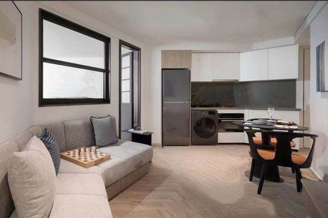 1BR Serviced Apartment near Zhongxing Rd Metro (L3/L4/L8)