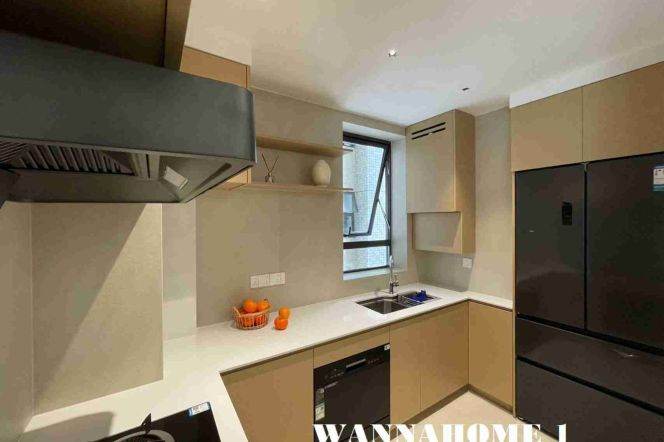 2BR Apartment near Jiangning Rd Metro with Floor-to-Ceiling Windows (L13)