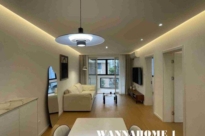 2BR Apartment in Jing'an with Floor-to-Ceiling Windows (L7/L13/L14)
