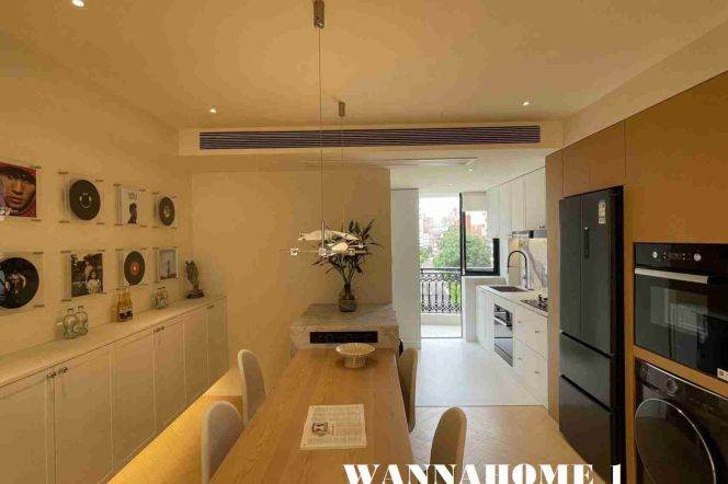 3BR Apartment near Changshou Rd Metro with Floor-to-Ceiling Windows (L7/L13)