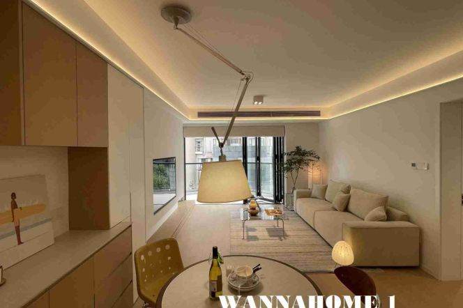 2BR Apartment near Jiangning Rd Metro with Floor-to-Ceiling Windows (L13)