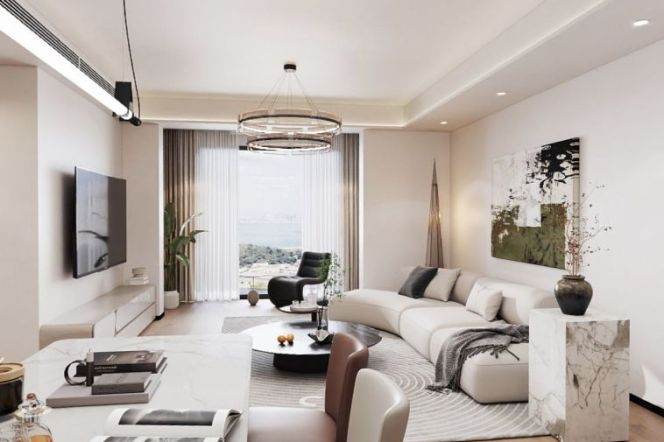 High-Floor 3BR Apartment in Gubei