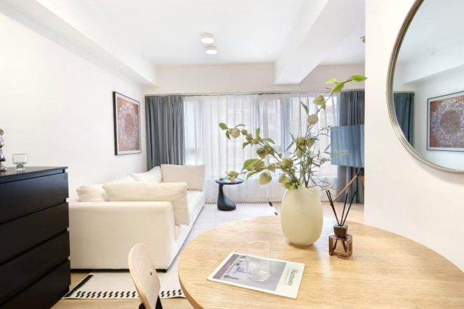1BR Apartment near Hanzhong Rd Metro (L1/L3/L4/L12/L13)