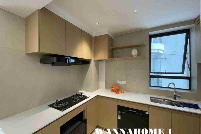 2BR Apartment near Jiangning Rd Metro with Floor-to-Ceiling Windows (L13)