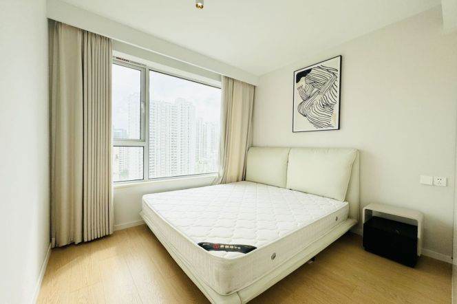 High-Floor 3BR Apartment near Shangcheng Rd Metro (L2/L9)