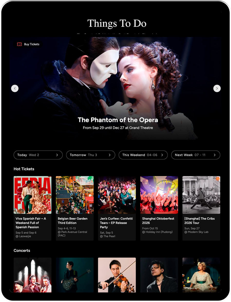 Featured on the homepage
