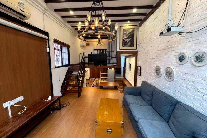 1BR Lane House in Old Xuhui with Terrace (L1/L10/L12)