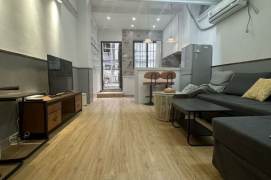 High-Ceiling Historic 1BR Lane House near IAPM with Terrace (L1/L10/L12/L13)