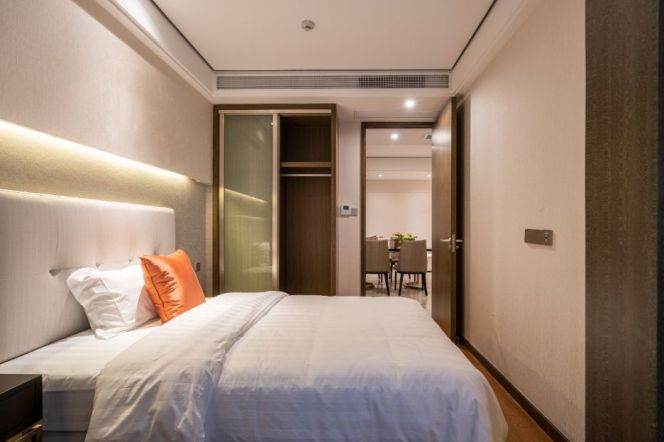 2BR Serviced Apartment near Xiangyin Rd Metro (L8)
