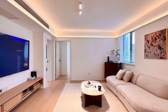High-Floor 3BR Apartment near Caoyang Road Metro (L3/L4/L11/L14)