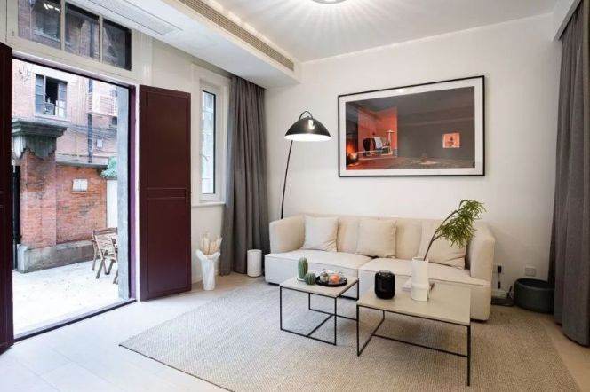 1BR Lane House at Jing'an Villa with Terrace (L2/L12/L13)