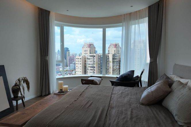 High-Floor 3BR Apartment in Jing'an (L7)