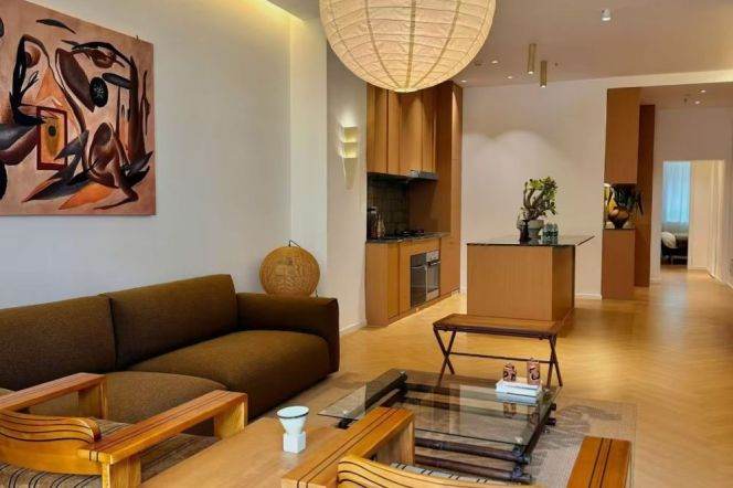 Spacious 1BR Heritage Apartment near Nanjing Xi Lu with Private Garden (L2/L12/L13)