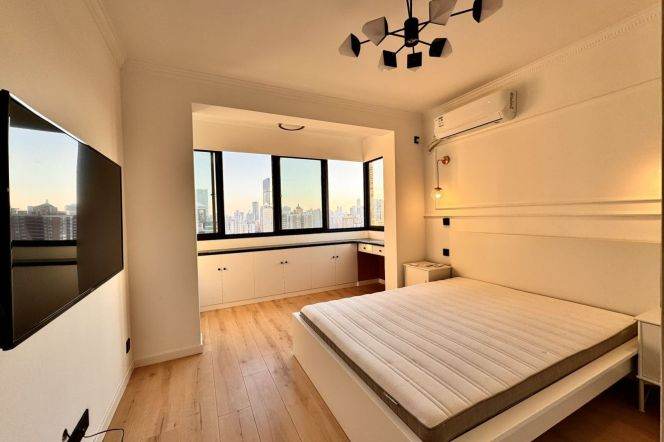 High-Floor 2BR Apartment in Jing'an (L7)
