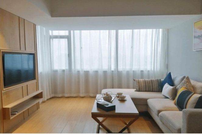 High-Floor 1BR Serviced Apartment in Old Xuhui