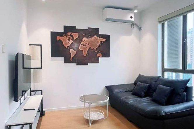 1BR Apartment in Xujiahui with Floor-to-Ceiling Windows (L1/L9/L11)