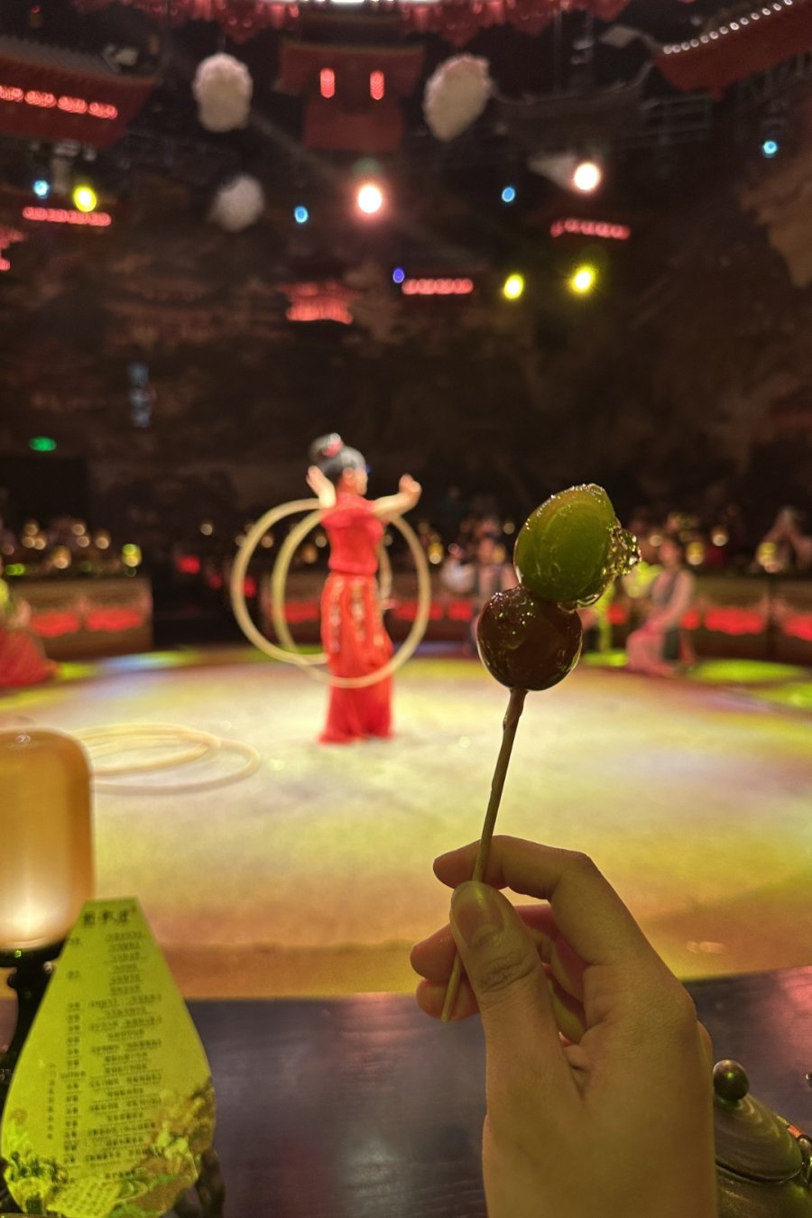We Had Dinner at a Show Where People Started Flying
