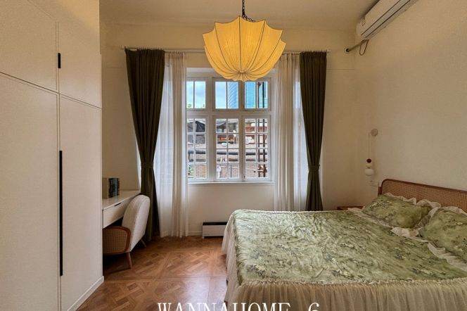 High-Ceiling 1BR Lane House in Jing'an (L2/L12/L13)