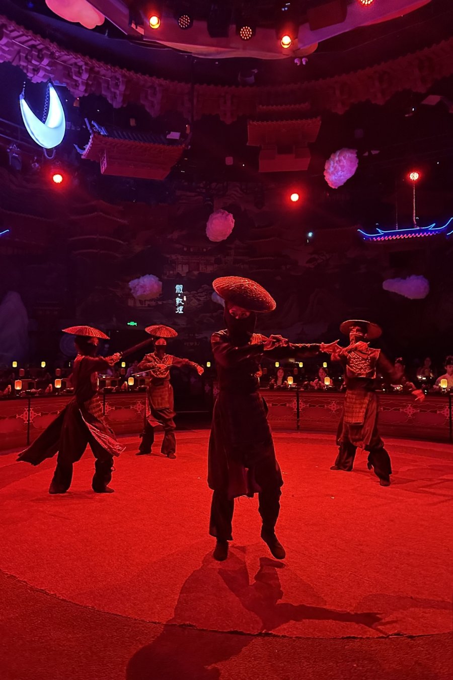 We Had Dinner at a Show Where People Started Flying
