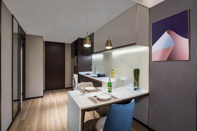 1BR Serviced Apartment near Beiyangjing Rd Metro (L14)