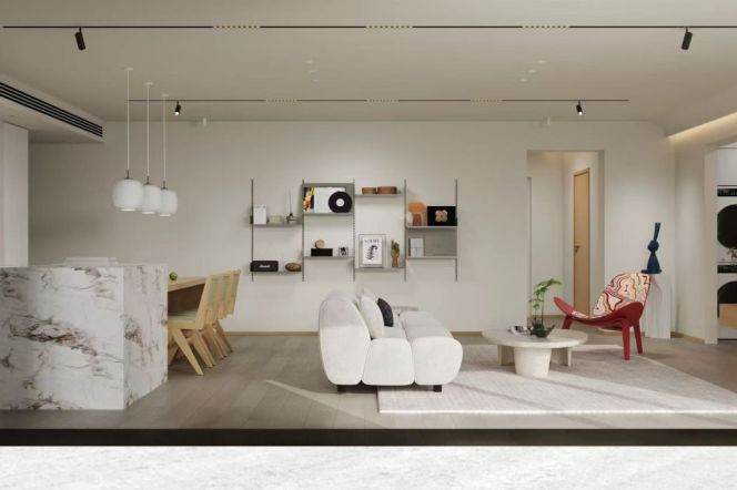 High-Floor 3BR Apartment in Gubei