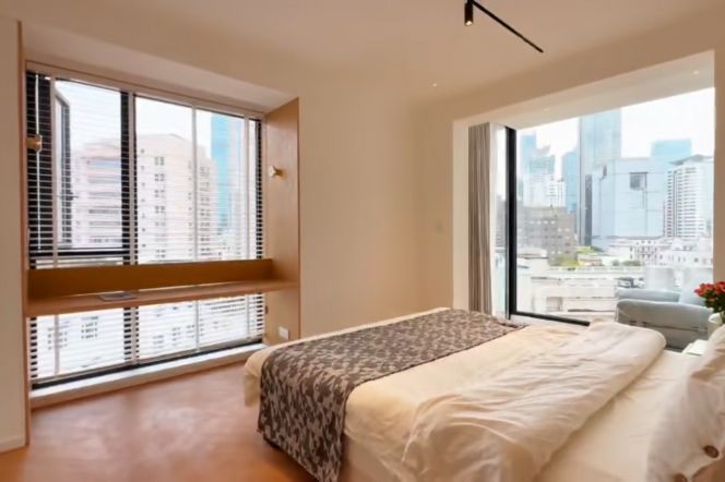 3BR Apartment near Jing'an Temple with Floor-to-Ceiling Windows