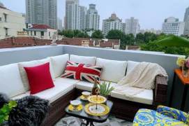 3BR Heritage Apartment in Old Xuhui with Terrace (L9/L12)