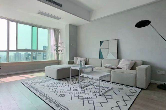 High-Floor 2BR Apartment near Jiangning Rd Metro (L7/L13)