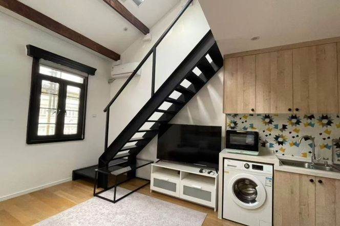 2BR Heritage Apartment in Old Xuhui with Terrace