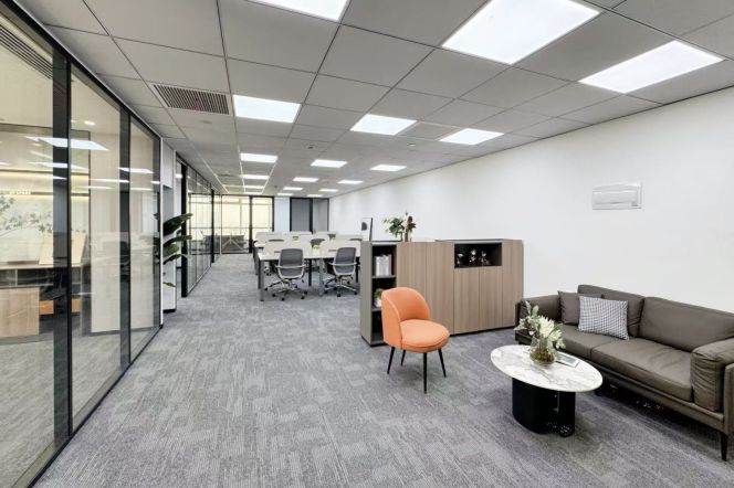 High-Floor Spacious Studio Office in Jing'an