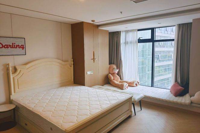 3BR Apartment in Old Xuhui with Floor-to-Ceiling Windows