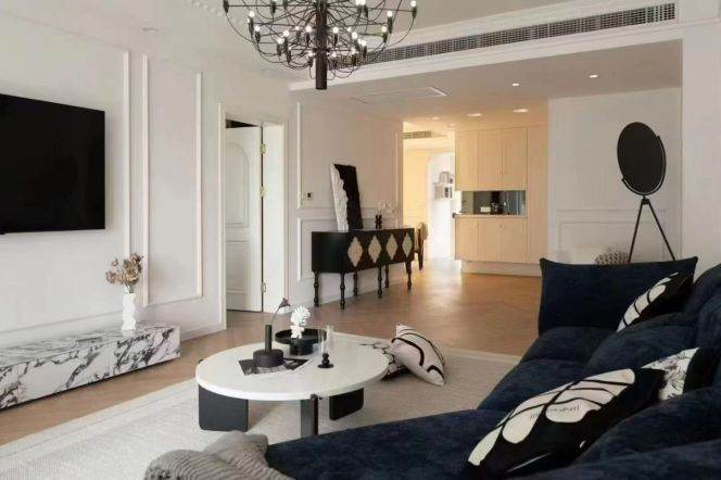 High-Ceiling 3BR Apartment near Aiguo Rd Metro with Floor-to-Ceiling Windows