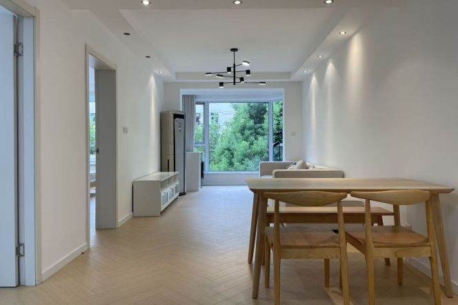 Spacious 2BR Apartment in Jing'an with Floor-to-Ceiling Windows (L13/L14)