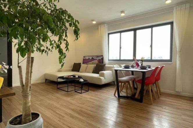 High-Floor Spacious 1BR Apartment in Jing'an with Outstanding View (L2/L11)
