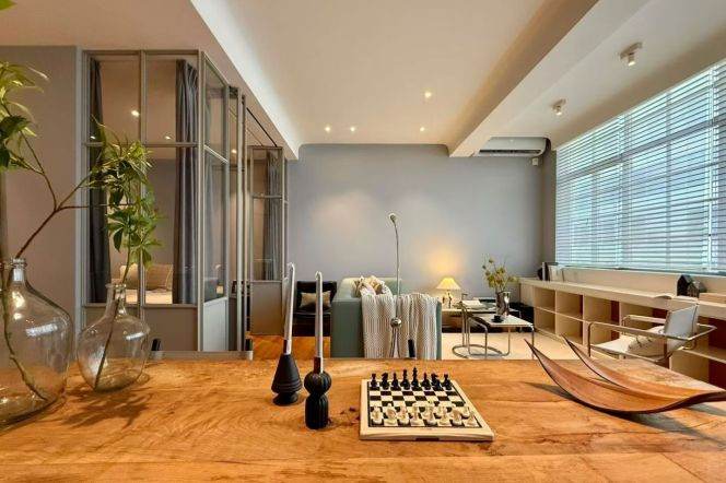 High-Ceiling 2BR Heritage Apartment near Xintiandi (L1/L13/L14)