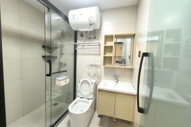 1BR Apartment near Middle Yanji Rd Metro with River View (L8)