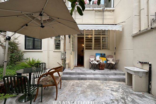 1BR Apartment in Old Xuhui with Private Garden (L1/L10)