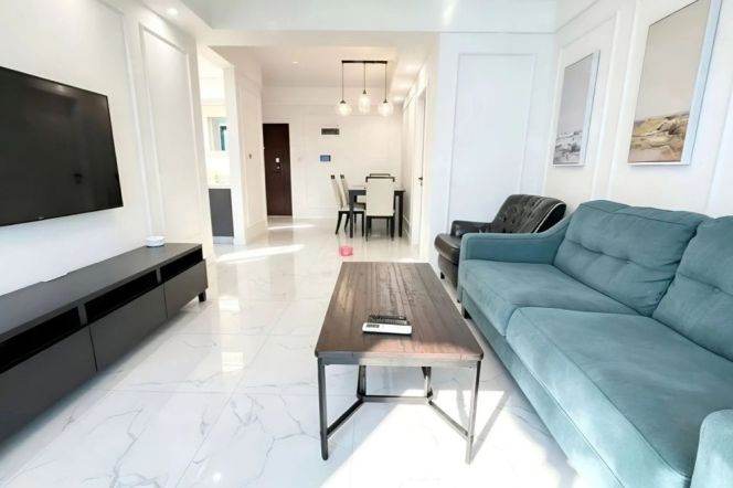 8BR Apartment near Dapuqiao Metro with Floor-to-Ceiling Windows (L9)