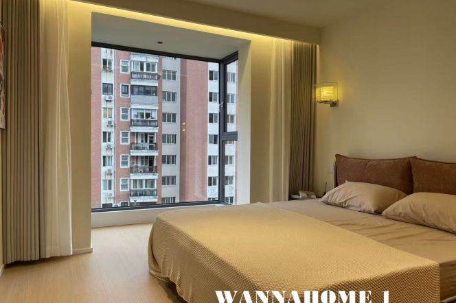 3BR Apartment near Changshou Rd Metro with Green View (L7/L13)