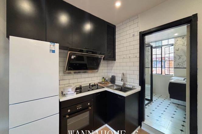 1BR Lane House at Jing'an Villa (L2/L12/L13)