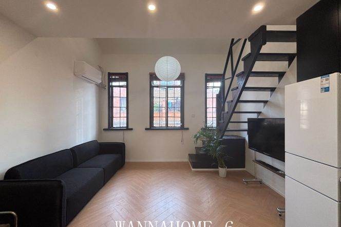 1BR Lane House at Jing'an Villa (L2/L12/L13)