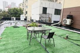 Spacious 1BR Apartment in Jing'an with Terrace (L2/L11)
